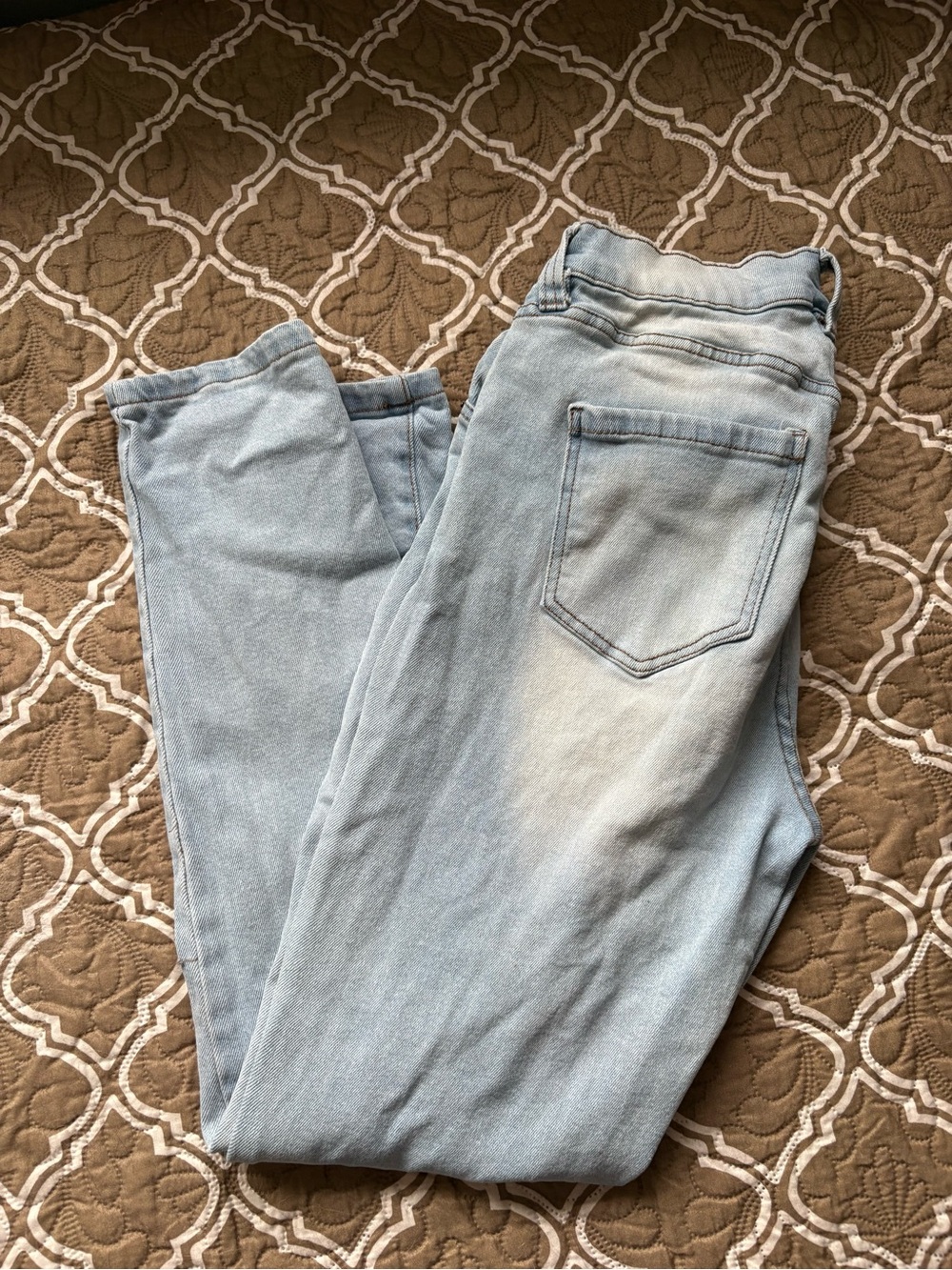Celebrity Pink Light Blue Skinny Jeans